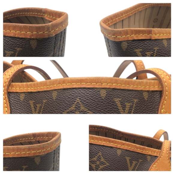 LOUIS VUITTON Authentic Brown Monogram Neverfull MM Tote Bag